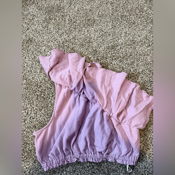 NWOT Free People Women’s One Shoulder Crop Top size M - Picture 3 of 4